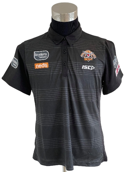 Wests Tigers Ladies Official NRL Media Polo Shirt