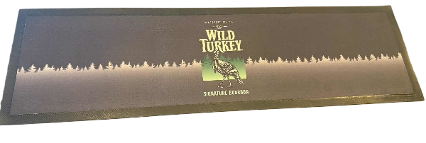 Wild Turkey Signature Bourbon Premium Bar Runner Mat