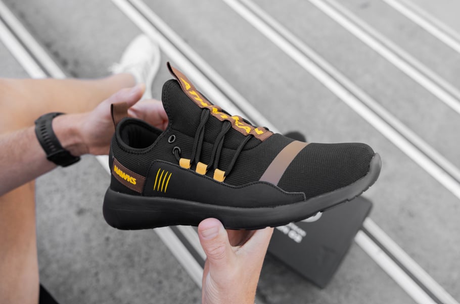 Hawthorn Hawks Athletikan Official AFL Supporter Shoes