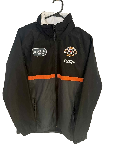 Wests Tigers Official NRL Ladies Wet Weather Jacket