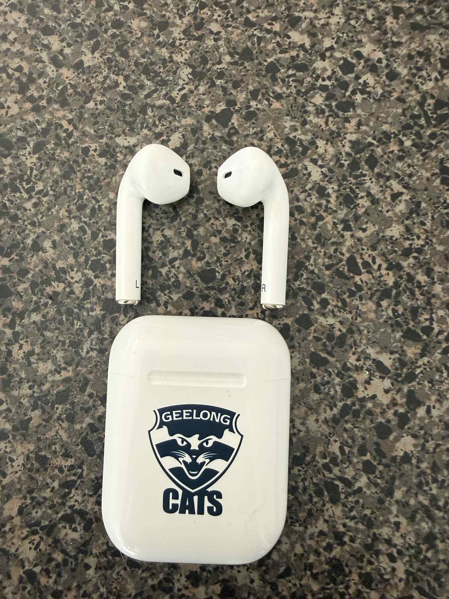 Geelong Cats Air Pod Style Headphones Bluetooth