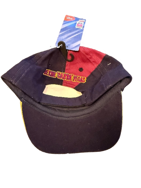 Black Brisbane Lions AFL youth football cap by Pro Star with team logo and adjustable strap, sporty and comfortable for young fans.