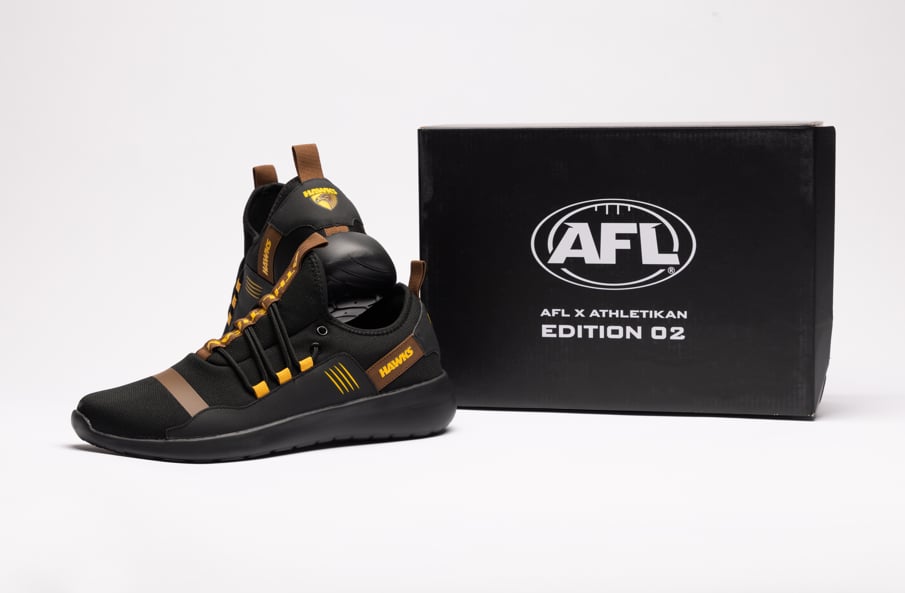 Hawthorn Hawks Athletikan Official AFL Supporter Shoes