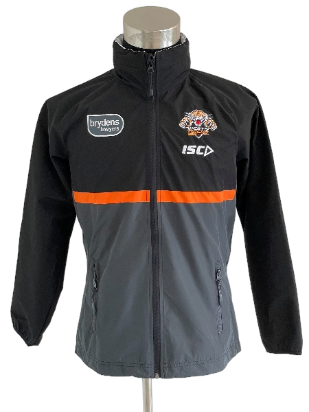 Wests Tigers Official NRL Ladies Wet Weather Jacket