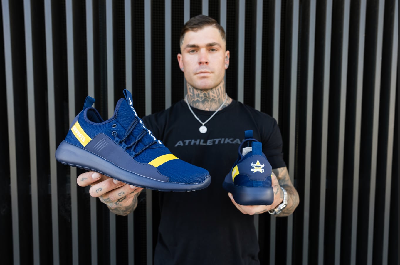 North Queensland Cowboys Athletikan Official NRL Supporter Shoes