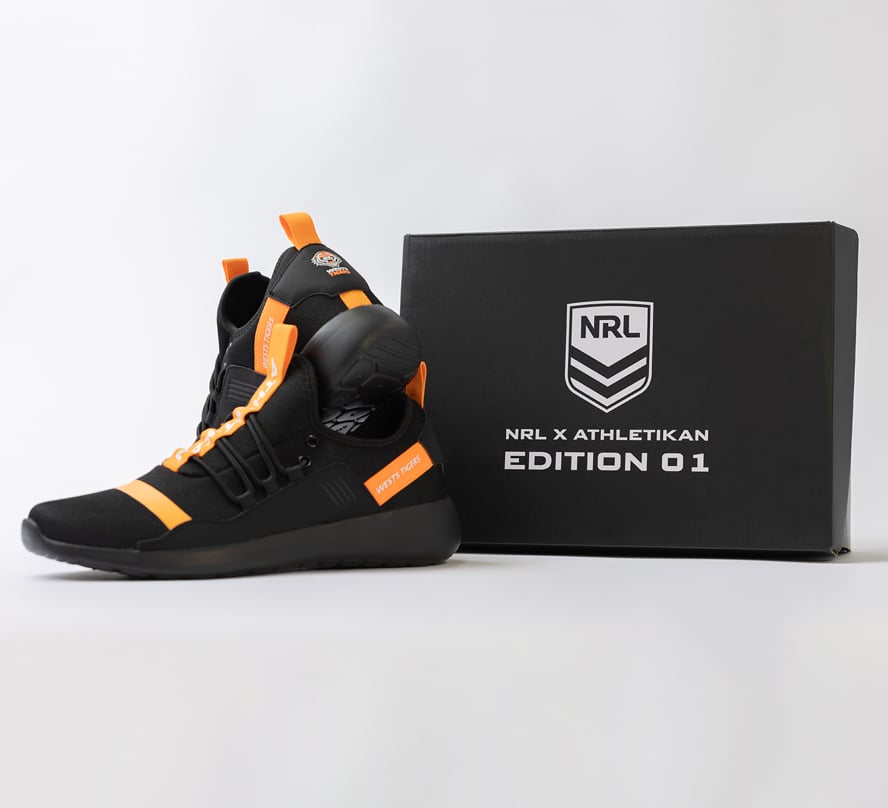 Wests Tigers Athletikan Official NRL Supporter Shoes