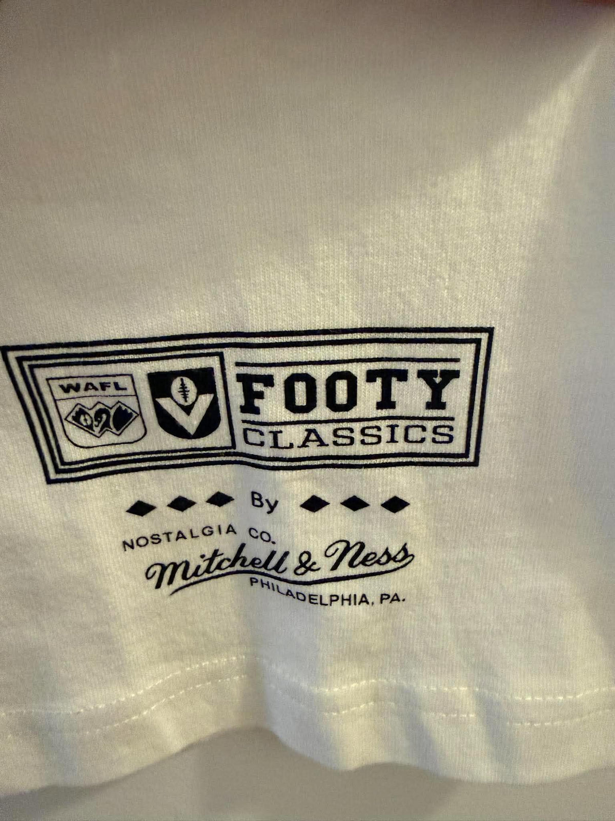 1986 State of Origin WA vs Vic Heritage Tee AFL
