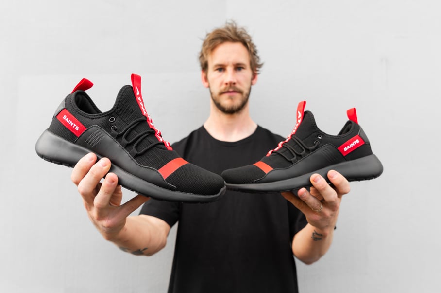 St Kilda Saints Athletikan Official AFL Supporter Shoes