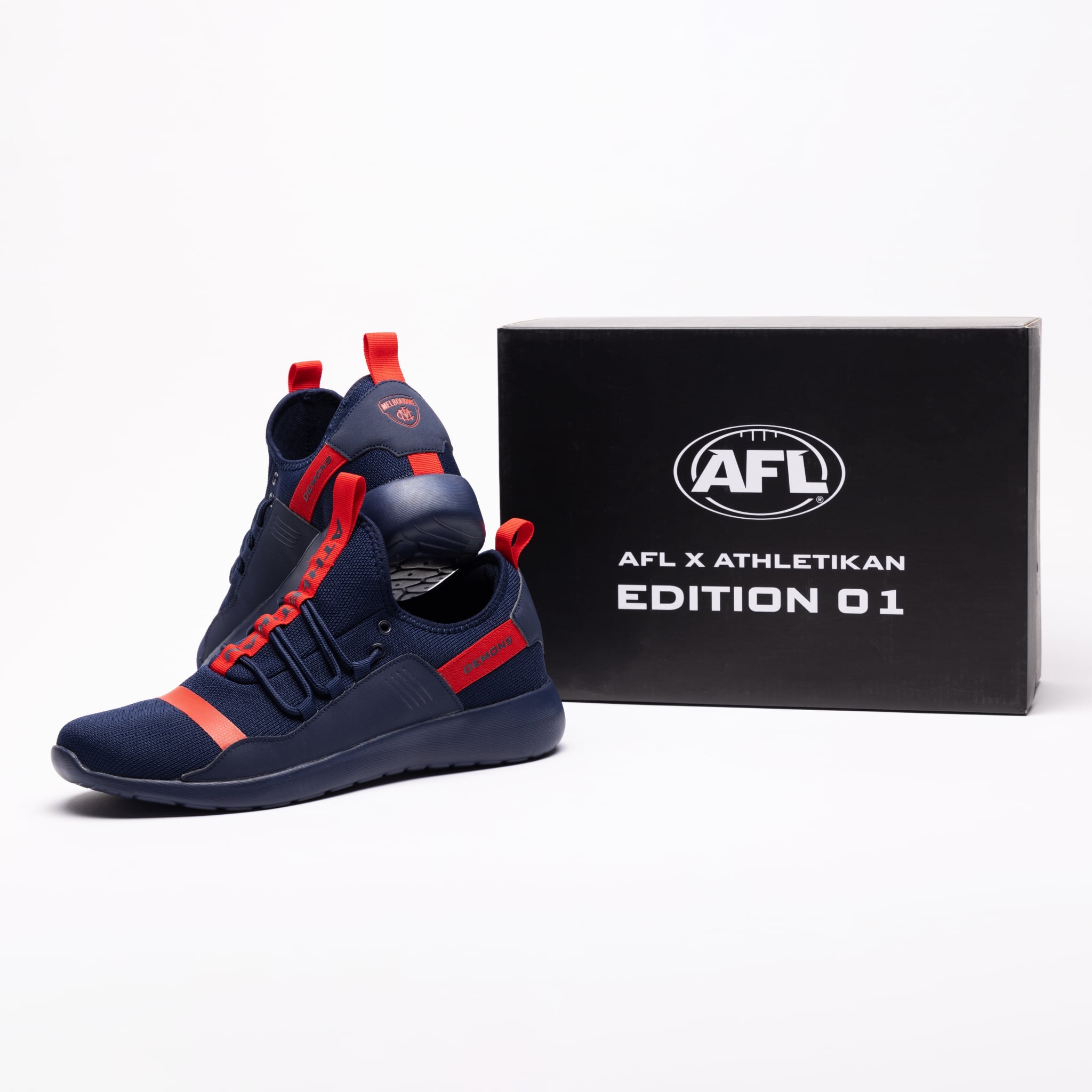 Melbourne Demons Athletikan Official AFL Supporter Shoes