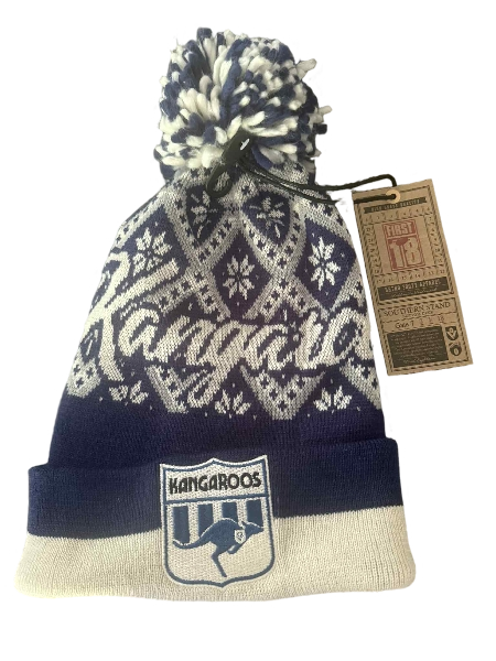North Melbourne Kangaroos Official AFL Adults Vintage Beanie