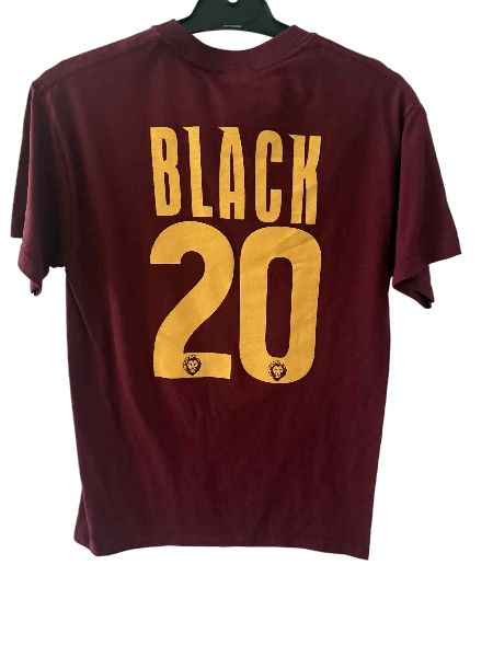 Simon Black Brisbane Lions 300th Game Official AFL Retro Logo Tee