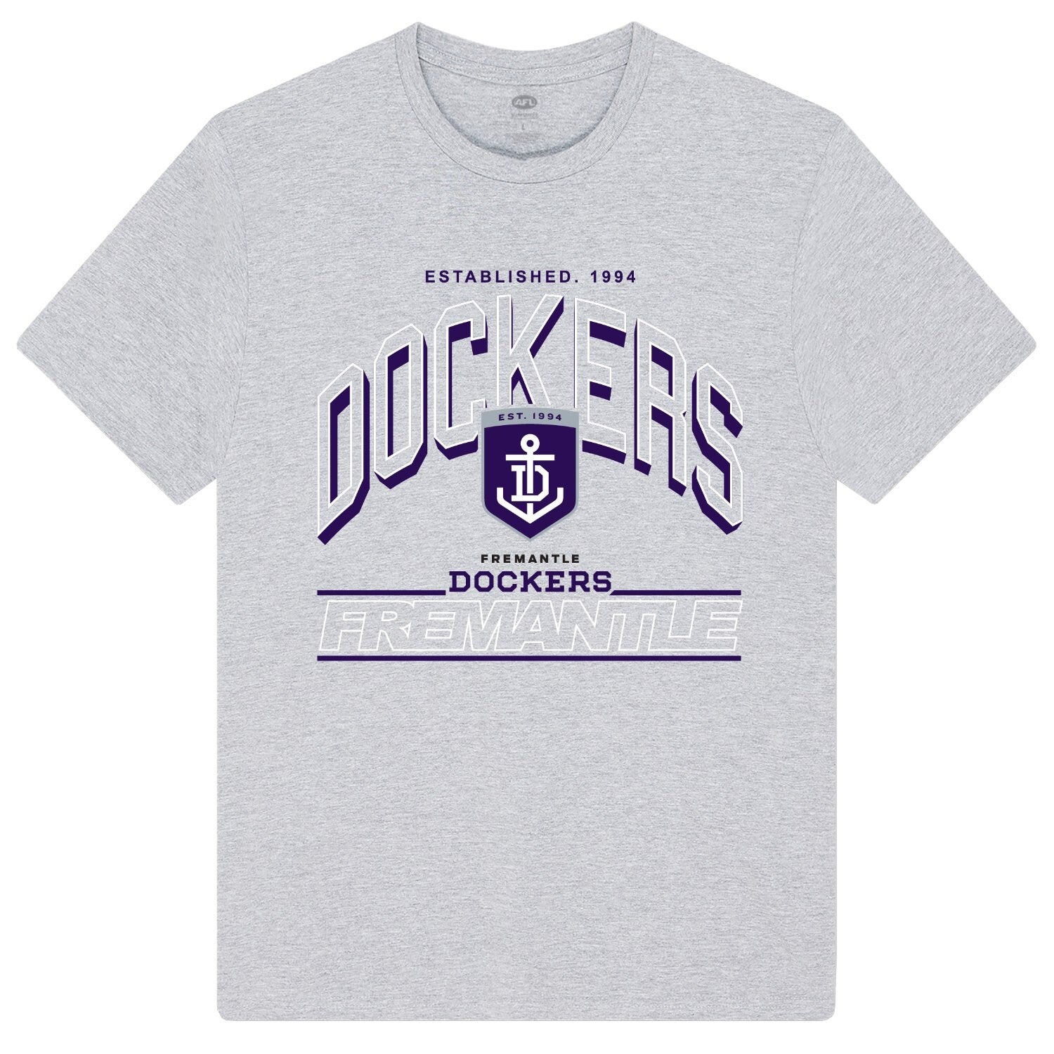Fremantle Dockers Official AFL Arch Stack Tee
