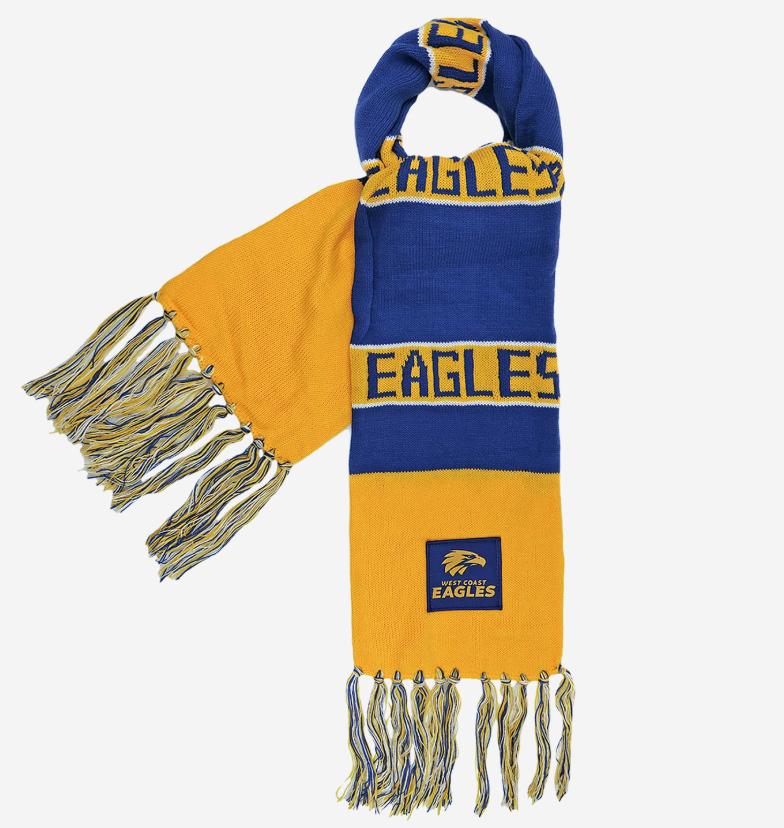 West Coast Eagles Official AFL Bar Scarf