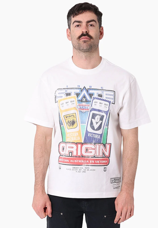 1986 State of Origin WA vs Vic Heritage Tee AFL