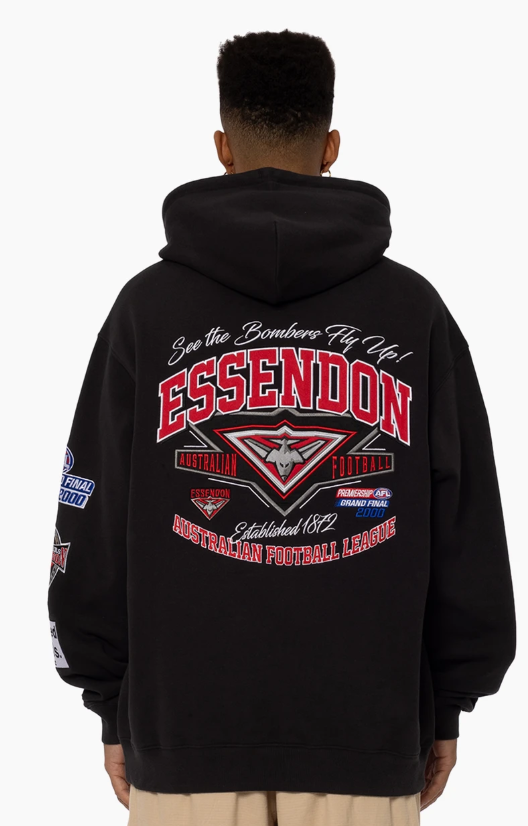 Essendon Bombers Official Mitchell & Ness 2000 Premiers Hoodie AFL - Adult