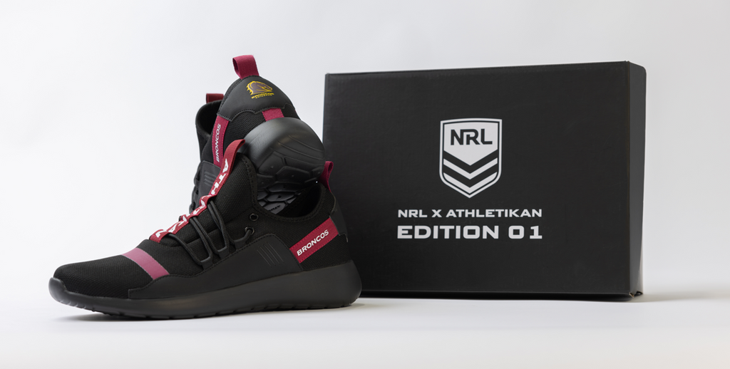 Brisbane Broncos Athletikan Official NRL Supporter Shoes