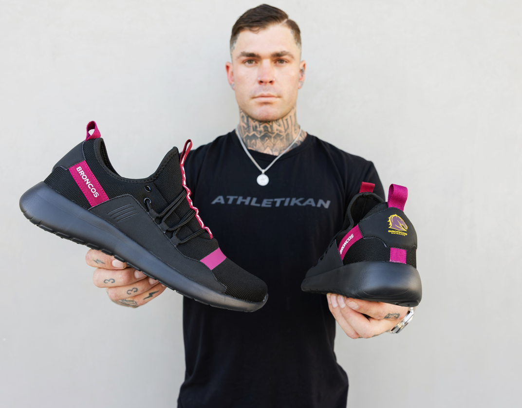 Brisbane Broncos Athletikan Official NRL Supporter Shoes