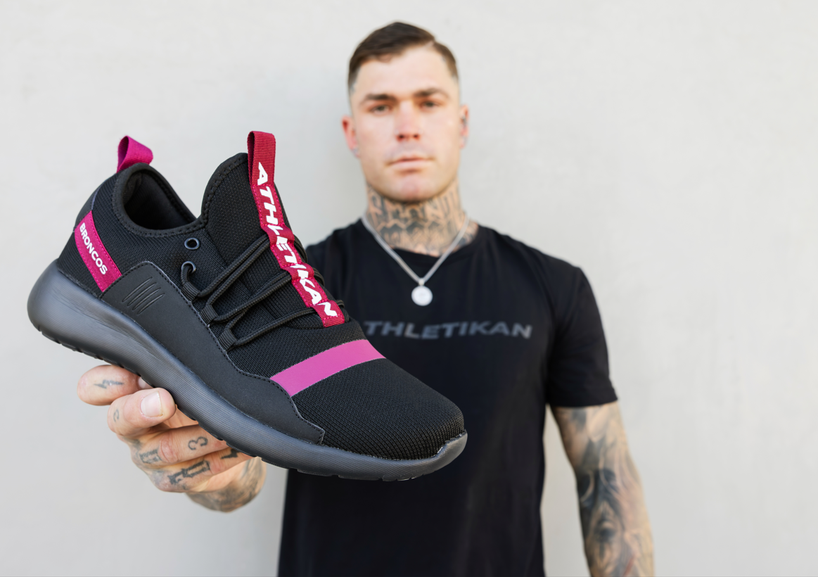 Brisbane Broncos Athletikan Official NRL Supporter Shoes