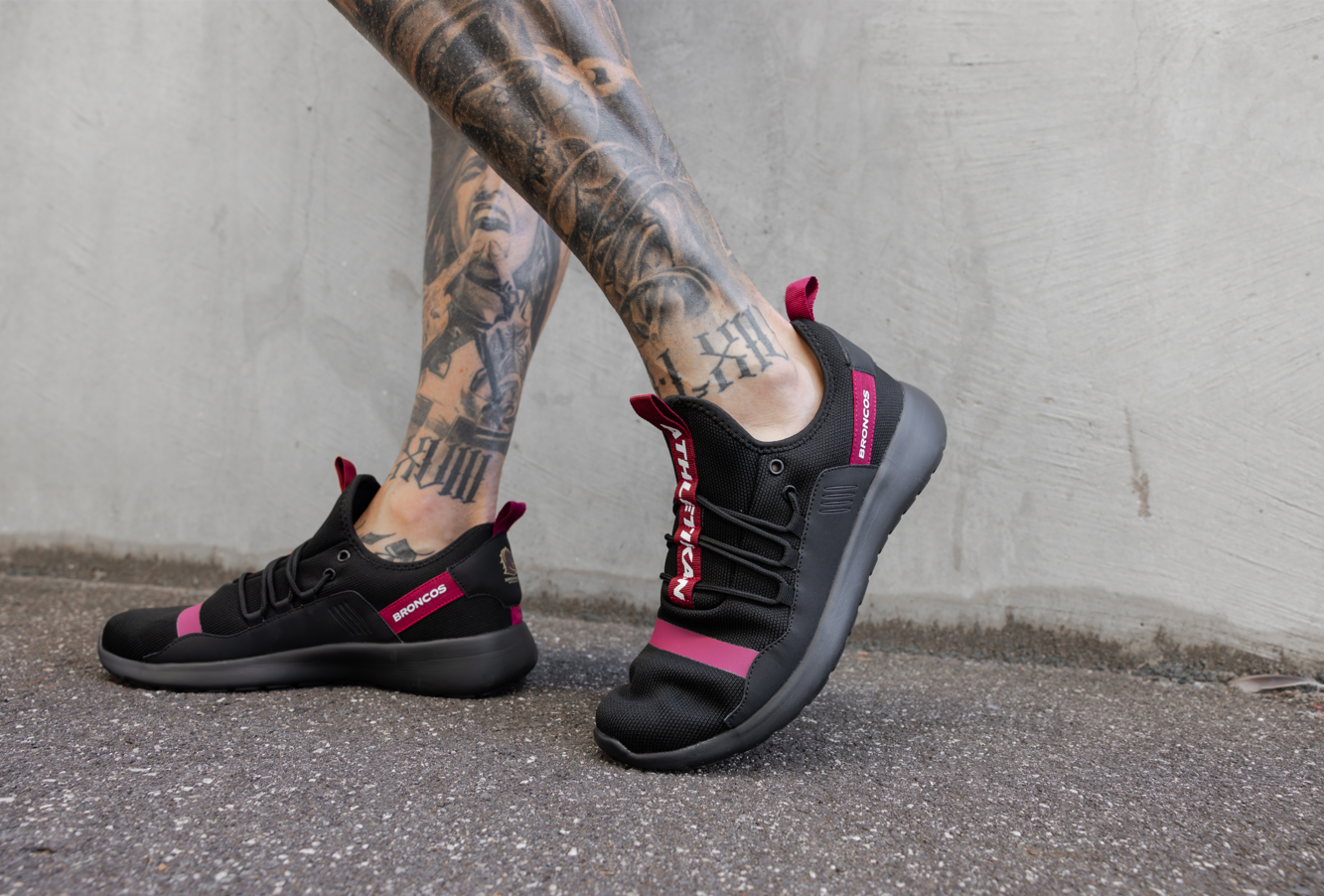 Brisbane Broncos Athletikan Official NRL Supporter Shoes