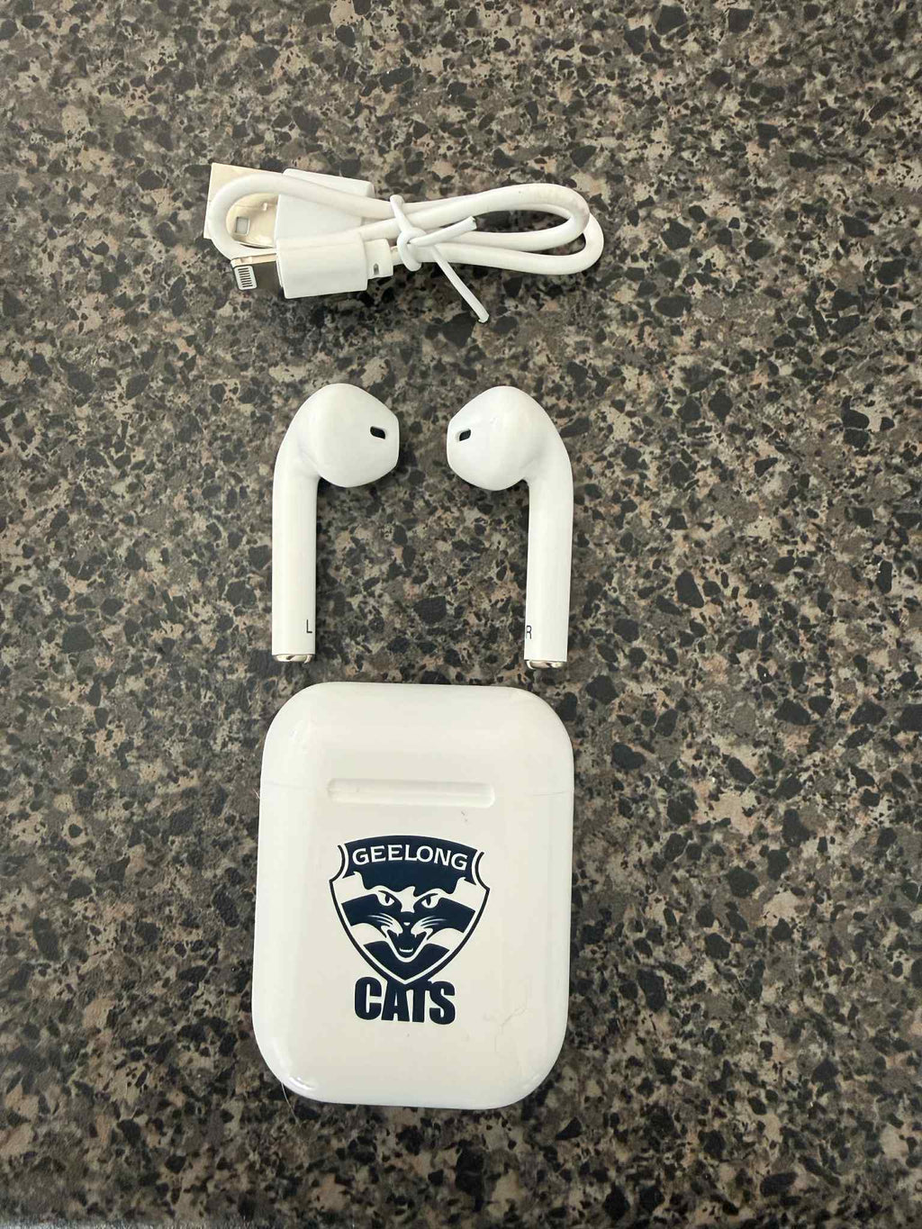 Geelong Cats Air Pod Style Headphones Bluetooth