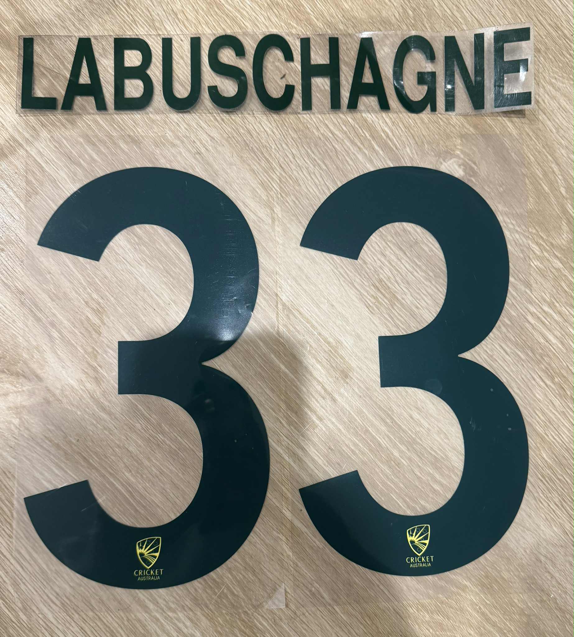 Marnus Labuschagne Official Cricket Australia Heat Press Name & Number Set - Adult
