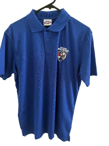 Western Bulldogs Official AFL Mens Logo Polo