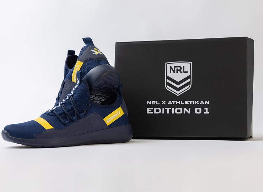 North Queensland Cowboys Athletikan Official NRL Supporter Shoes