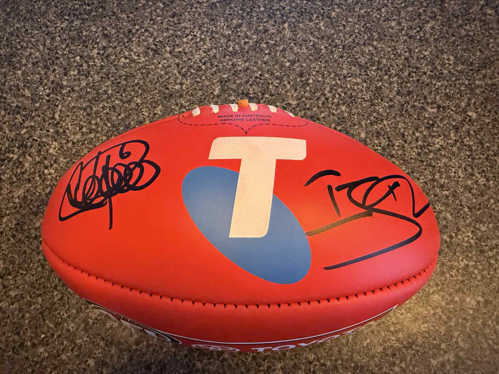 2025 AFL Finals Series Signed Sherrin Football