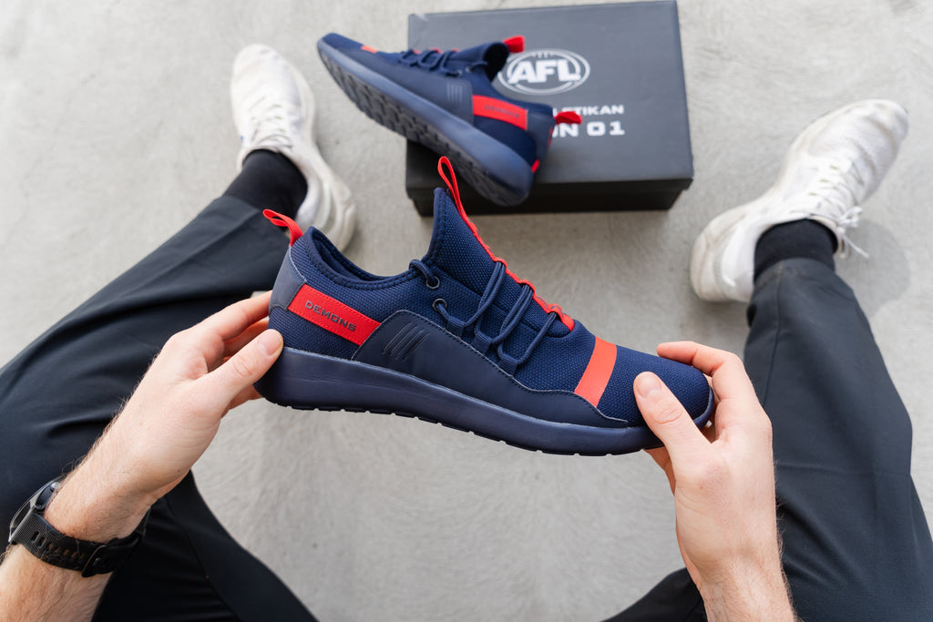 Melbourne Demons Athletikan Official AFL Supporter Shoes